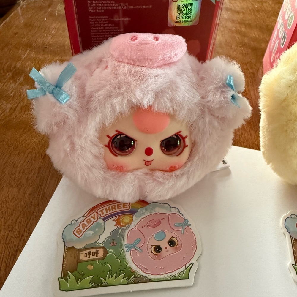 Adorable Plush Bag charms, pendant , plush, alternative to a labubu